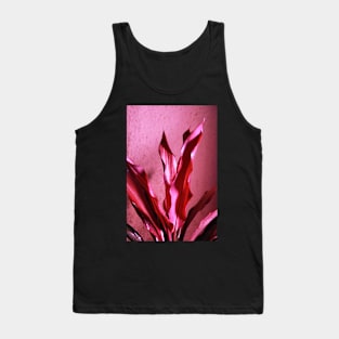 Pink Leaves Photography Tank Top